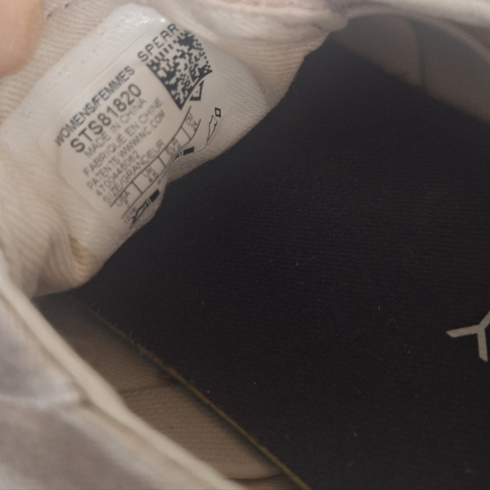 Sperry Beige Canvas Shoes with White Laces - Picture 3 of 5